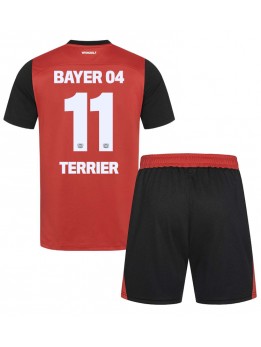 Detské Futbalové oblečenie Bayer Leverkusen Martin Terrier #11 2024-25 Krátky Rukáv - Domáci (+ trenírky)